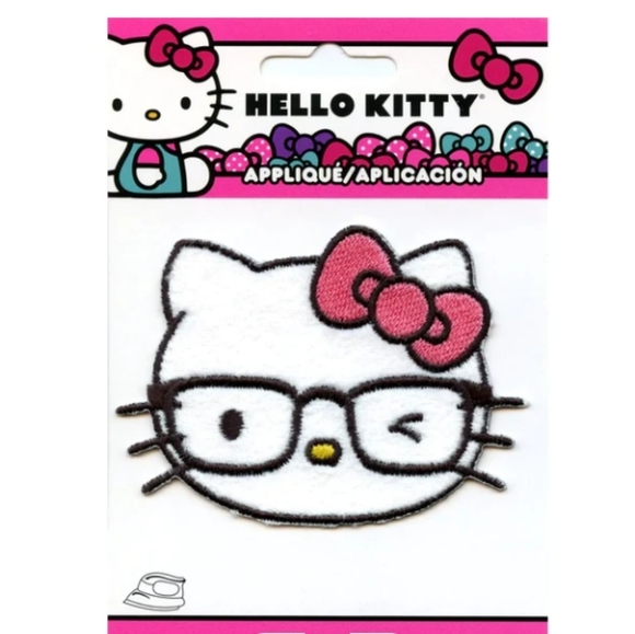 Hello-Kitty " Winking" Embroidered Patch (2) - Picture 2 of 4